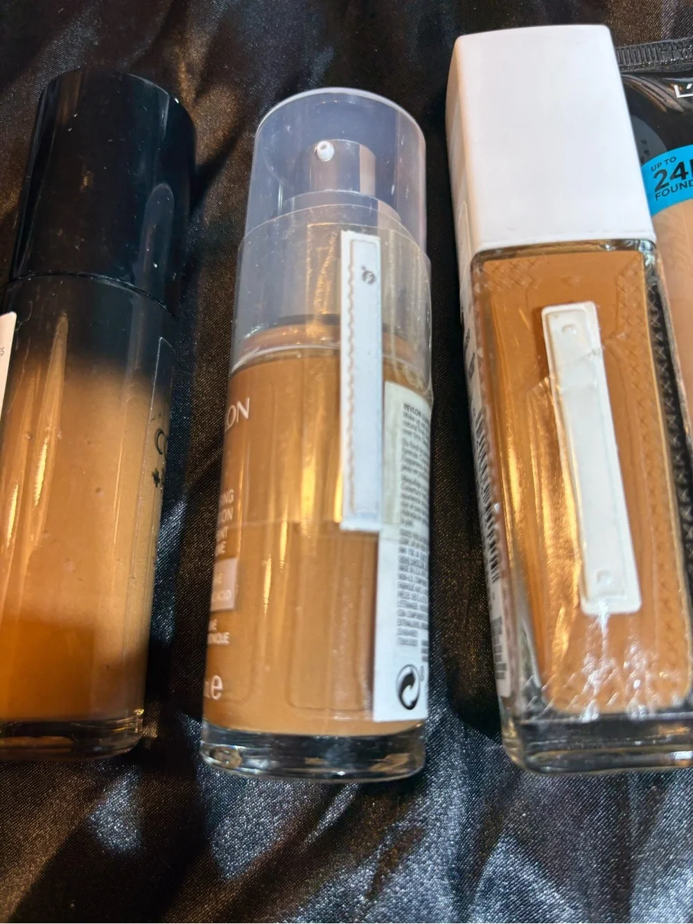 Lot of 4 Foundation Bundle Milani Revlon Maybelline L'Oreal Various Shades
